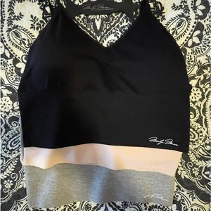 Marilyn Monroe NWOT XL Bralette set, Gray, Pink Blush, Black